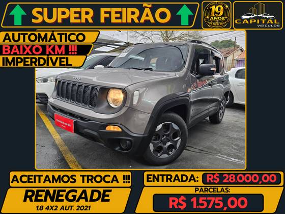 JEEP RENEGADE 1.8 16V FLEX LIMITED 4P AUTOMÁTICO
